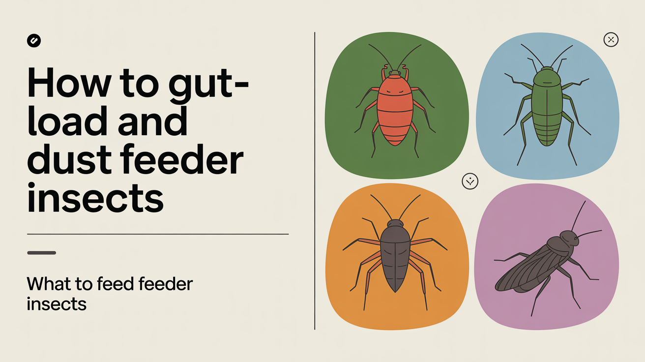 What to Feed Feeder Insects